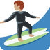 🏄🏽‍♂️ man surfing: medium skin tone display on Twitter